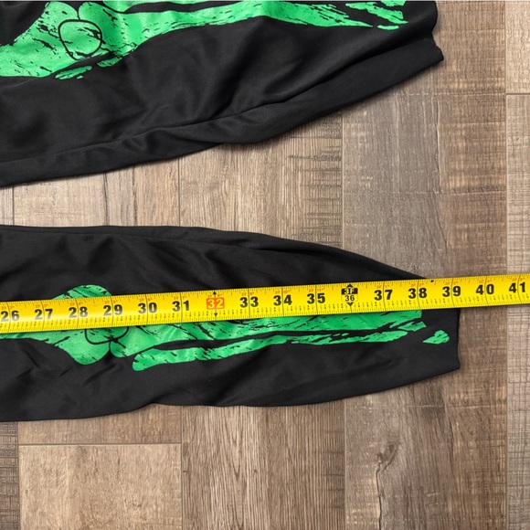 Spooky Skeleton Kids Costume with Hood - Black and Green - Picture 3 of 4